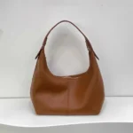 HANFEIZI Women's Handbag Underarm Bag Single Shoulder Bag PU Leather Half Moon Tote Bag - Image 2