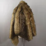 Custom Plus Size Men's Coats&outwears Modest Winter Jackets With Big Collar Fluffy Long Big Collar Faux Fur Coat for Men - Image 4